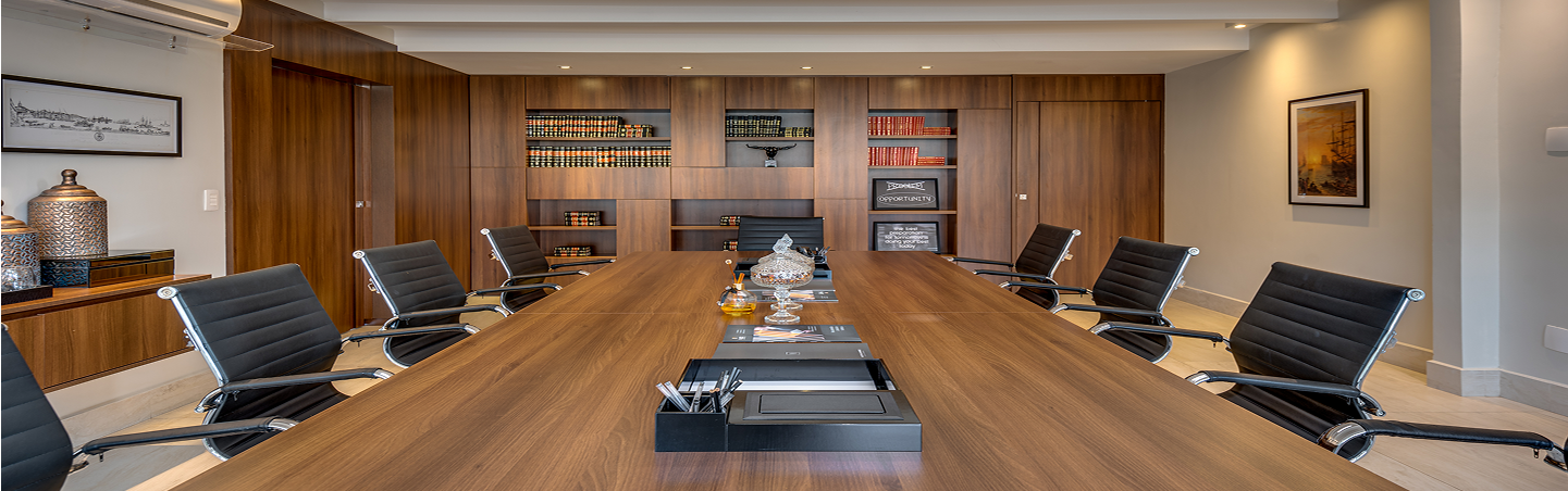 Sala de reunião corporativa
